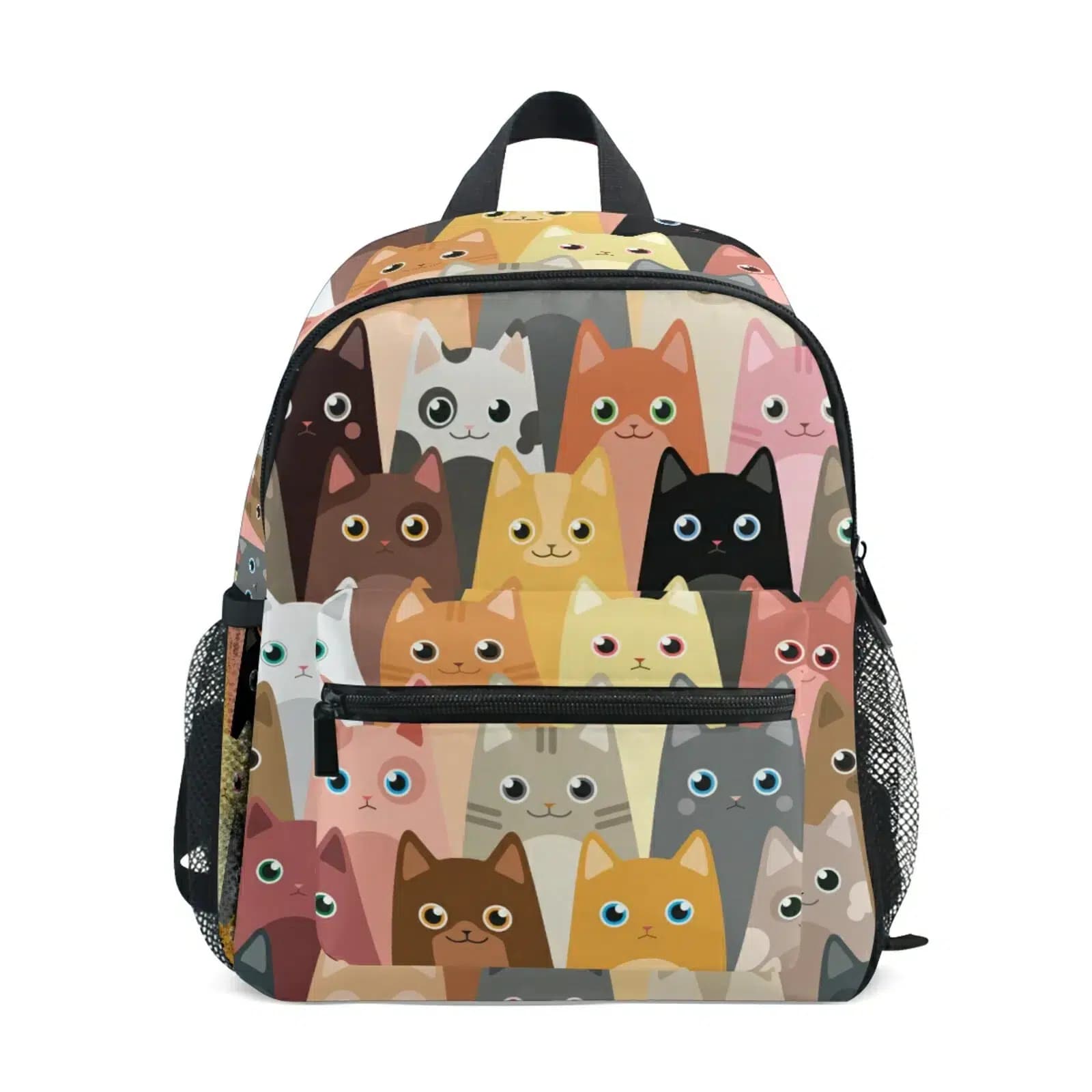 Kinder Rugzak met Vrolijke Kattenprint