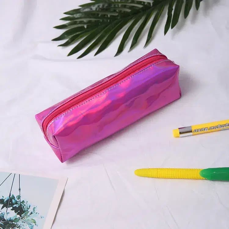 Holografische Rechthoekige Etui met Rits