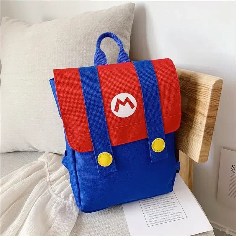 Mario en Luigi Rugzak voor Kinderen (Model: Rood)