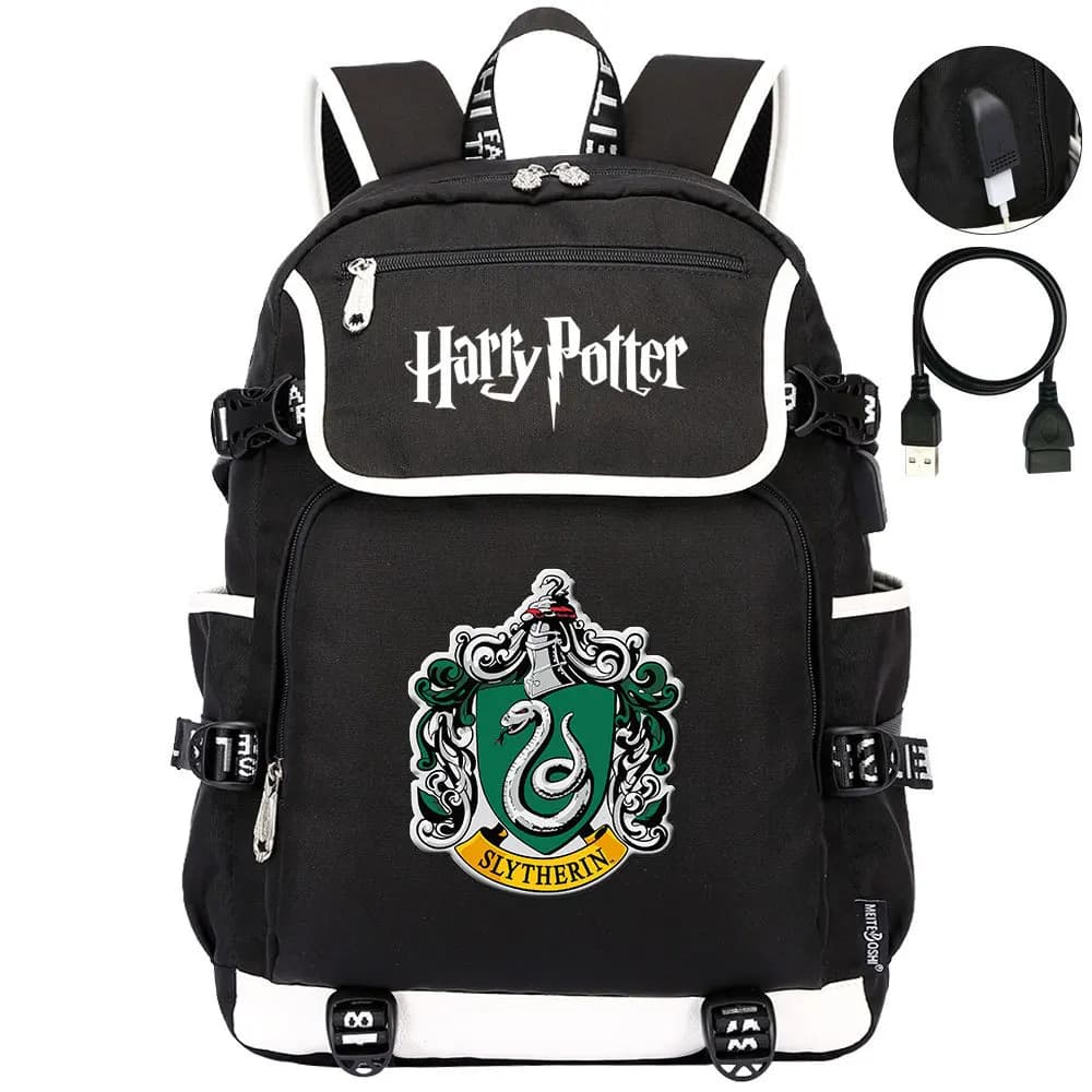 Harry Potter Slytherin Rugzak met USB Poort