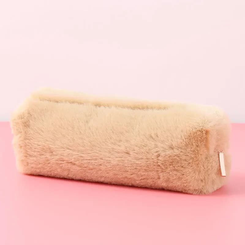 Pennenetui Kawaii Pastel Zacht en Pluche