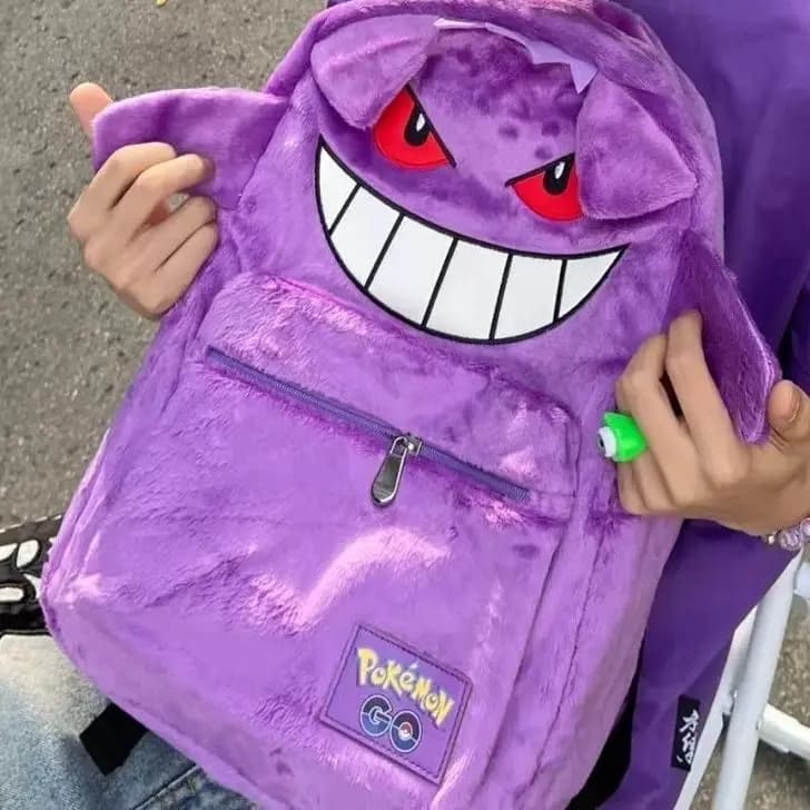 Paarse Gengar Rugzak van Pluche Pokémon