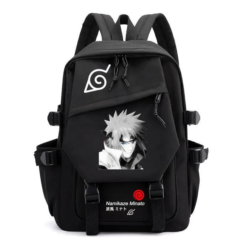 Zwarte Rugzak Minato Namikaze Naruto Design