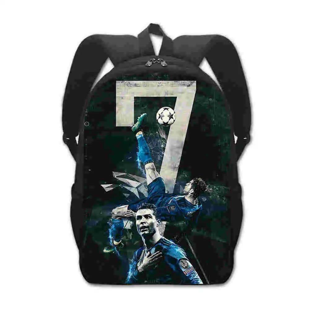 Voetbal Rugzak CR7 Zwart Blauw