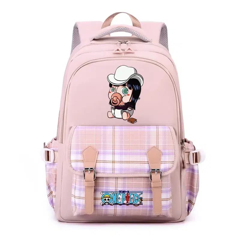 Roze Kinder Rugzak One Piece Chibi