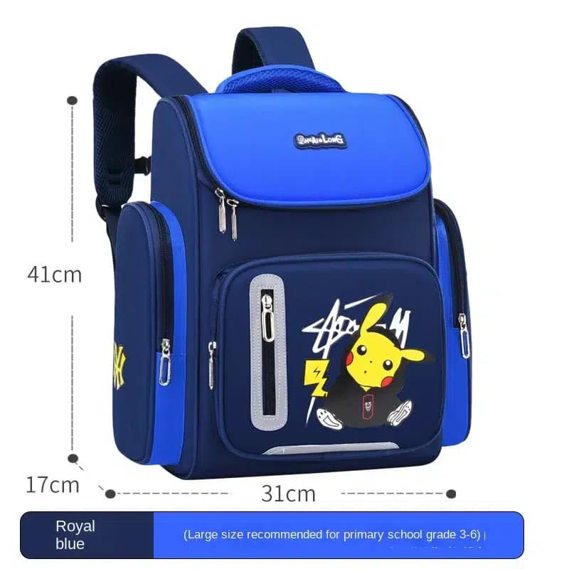 Pokémon Rugzak met Pikachu Design (Model: Blauw)