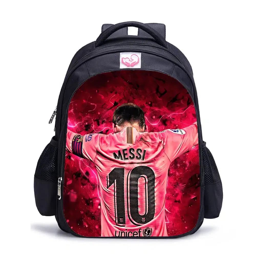 Rugzak Voetbalspeler Roze Nummer 10