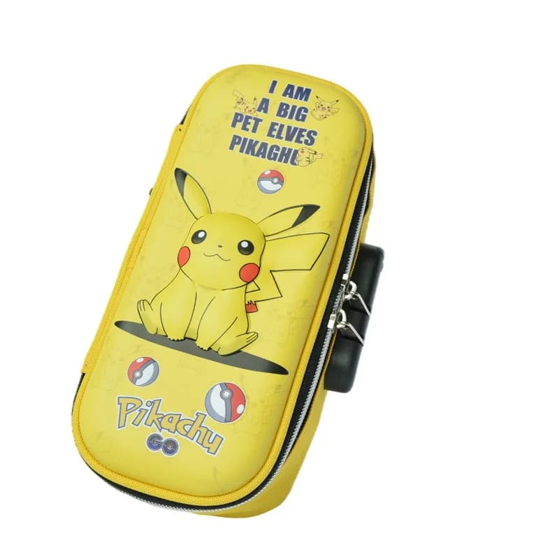 Gele Pikachu Pokémon Etui met Compartimenten