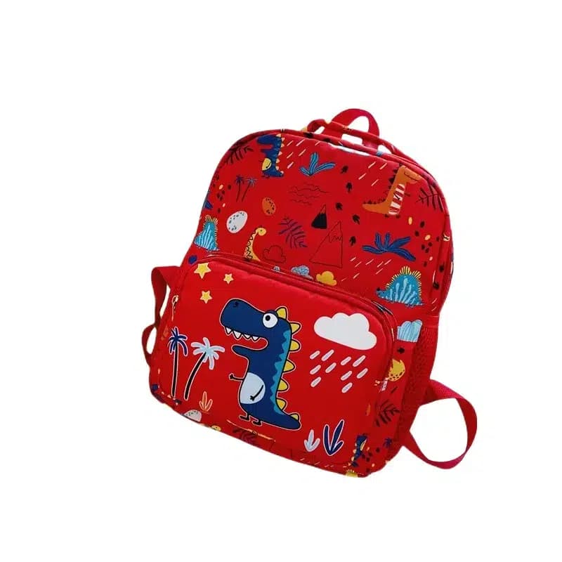 Kinderrugzak met Dinosaurus Design (Model: Rood)