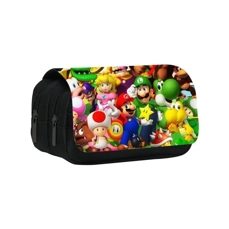 Super Mario Etui Met Personages Collage