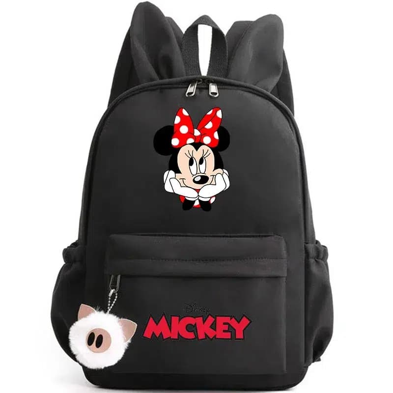 Zwarte Kinder Rugzak Minnie Mouse Disney