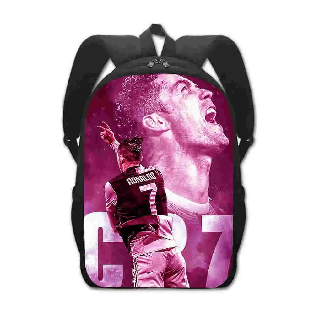 Voetbal Rugzak Roze en Zwart Nummer 7
