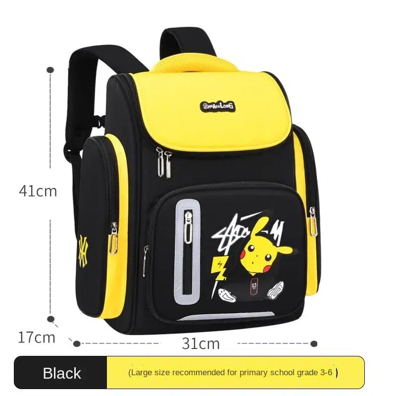Pokémon Rugzak met Pikachu Design (Model: Geel)