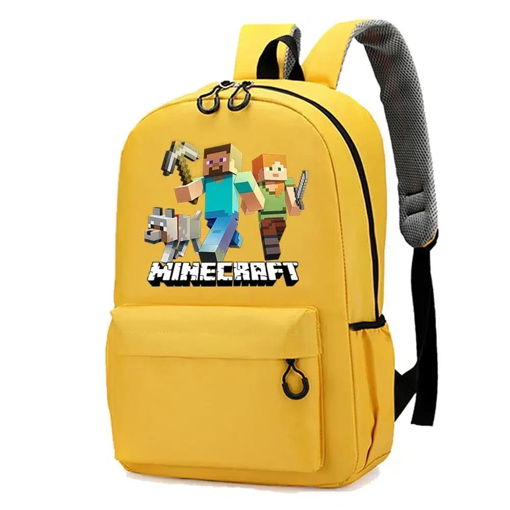 Minecraft Rugzak met Personages en Creeper Design
