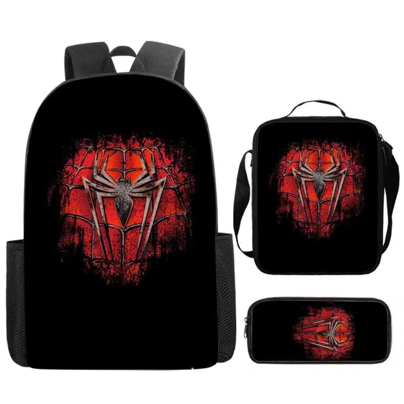 Spiderman Rugzak Set met Lunchbox (Model: 5)