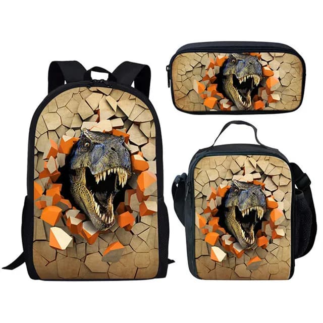 Jurassic World Rugzak Set met Dinosauriërprint