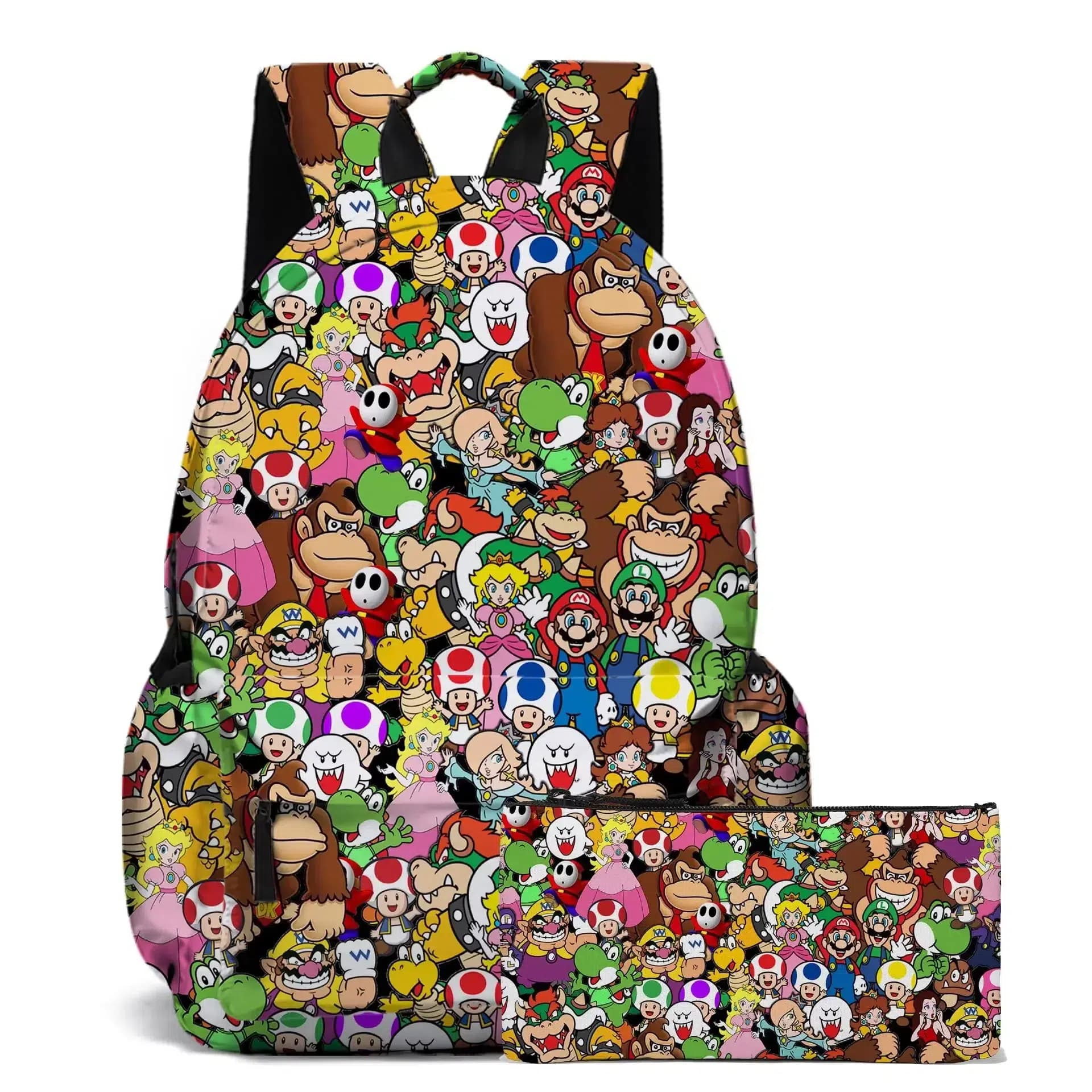 Set Rugzak en Etui Mario Personages (Model: Personages)