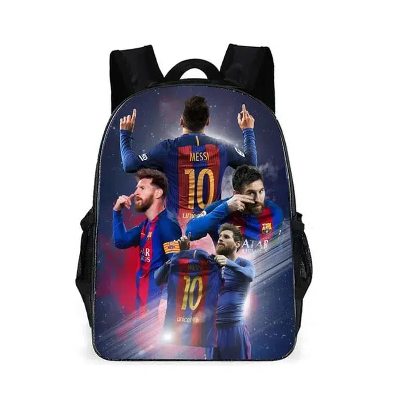 Zwarte Rugzak Lionel Messi Barcelona Design
