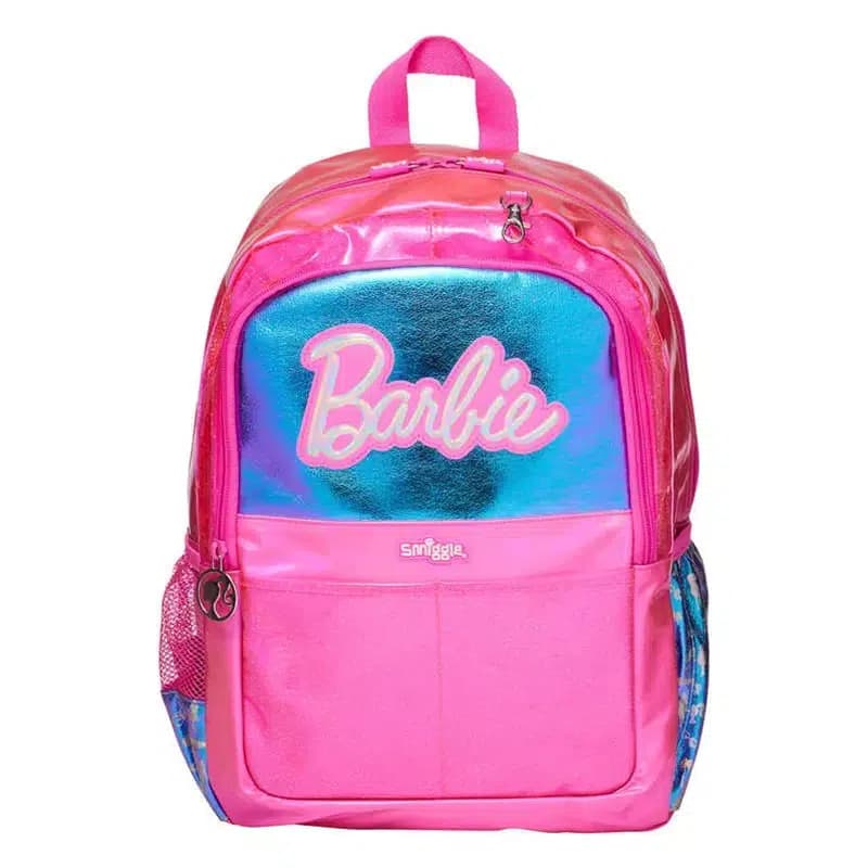 Barbie Rugzak Roze Met Blauw Paneel