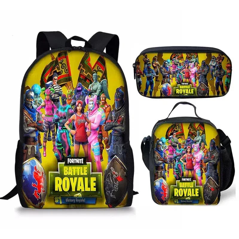 Fortnite Rugzak Set met Lunchbox (Model: 1)