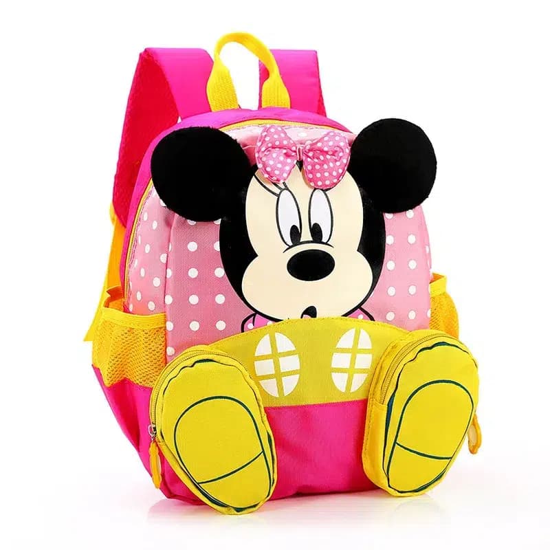 Minnie Mouse rugzak roze met stippen