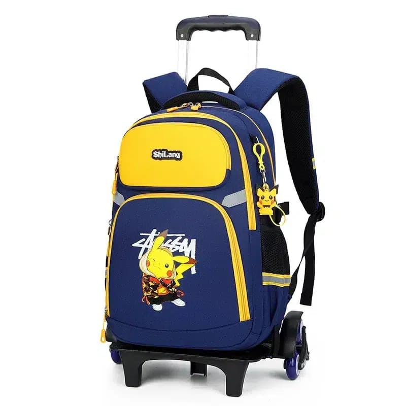 Pokémon trolley rugzak met Pikachu design (Model: Blauw)