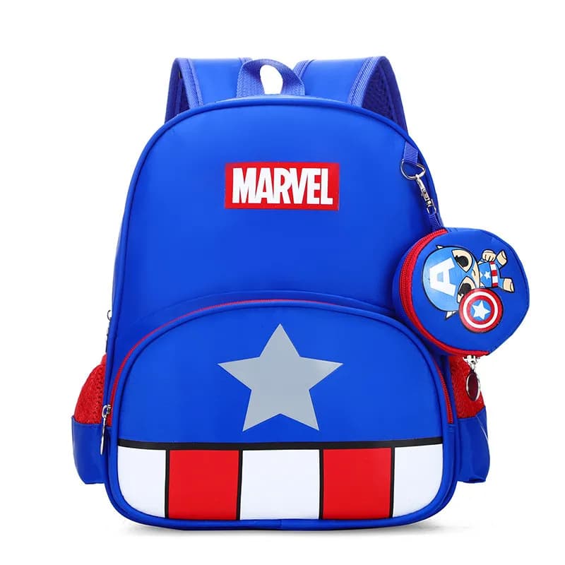 Blauwe Avengers Rugzak met Captain America Details