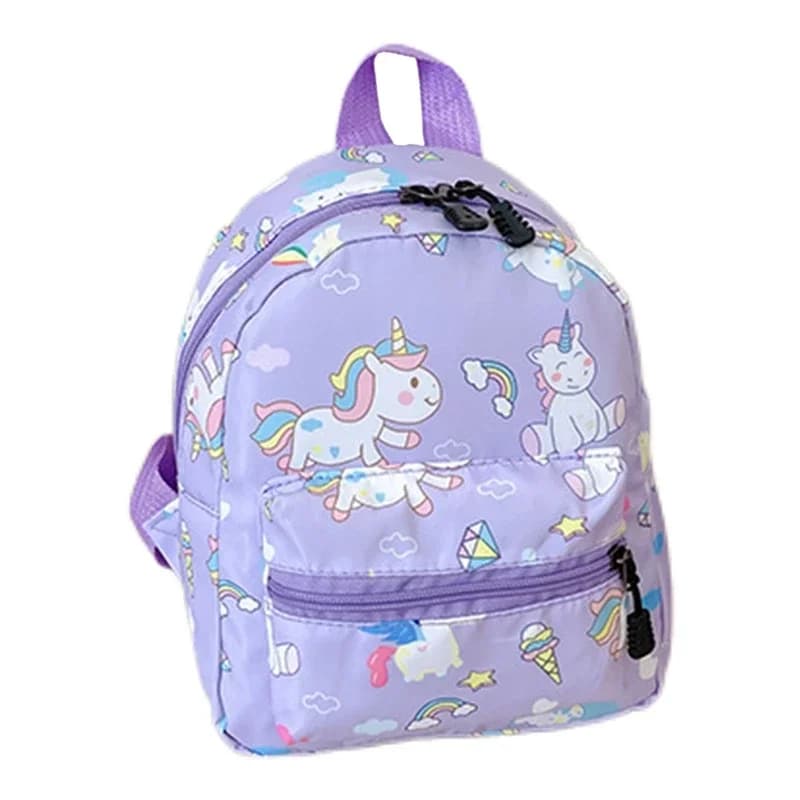 Kinder rugzak met eenhoorn design (Model: Violet)