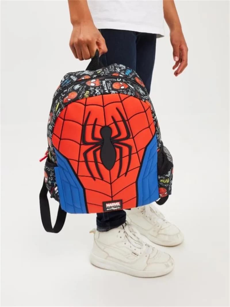 Spiderman Rugzak Rood met Zwarte Spin