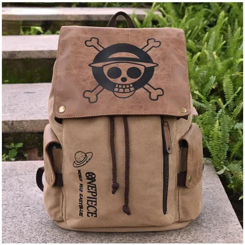 One Piece Rugzak Vintage Bruin Beige
