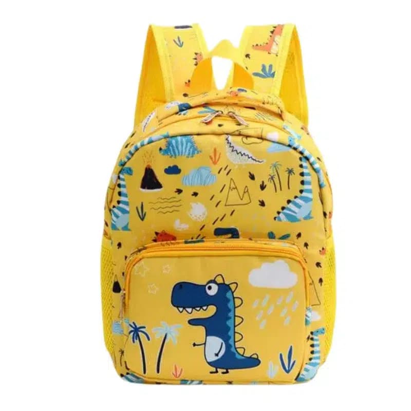 Kinderrugzak met Dinosaurus Design (Model: Geel)