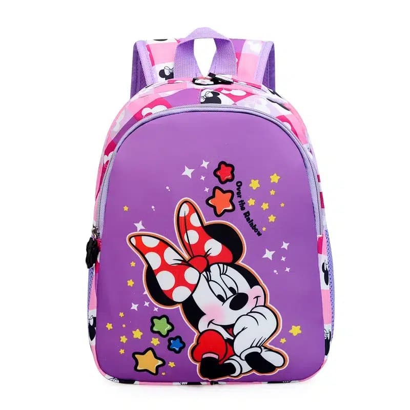 Minnie Mouse Kinder Rugzak met Sterren (Model: Paars)