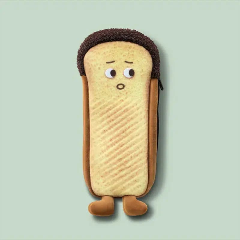 Kawaii Etui in Bakkerijvorm van Pluche