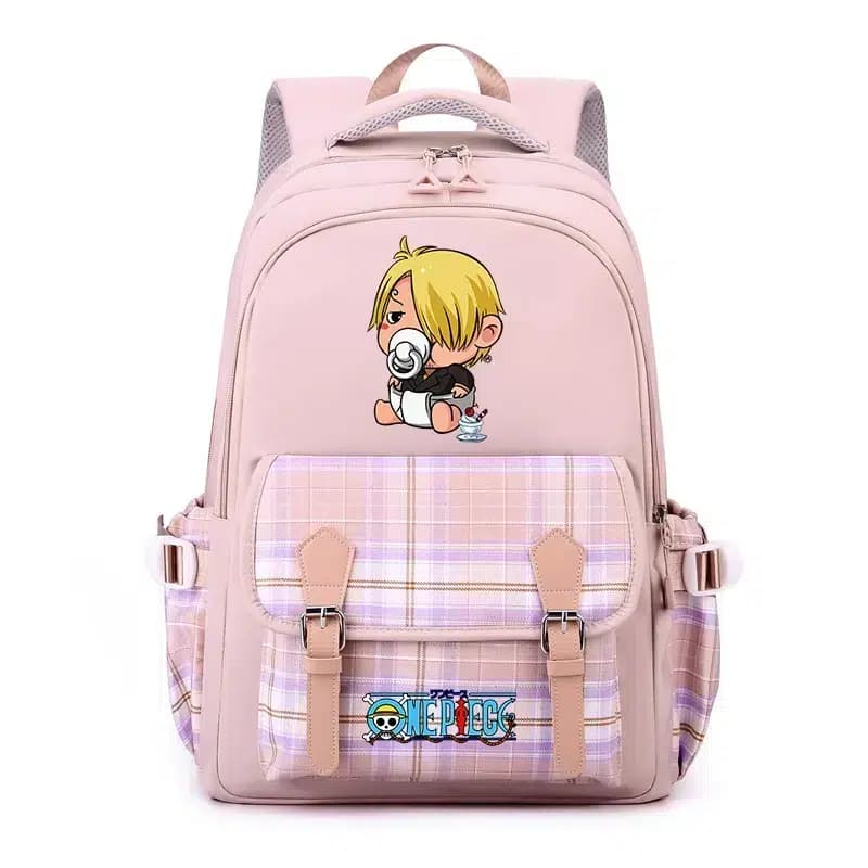 Roze Rugzak One Piece Chibi Design
