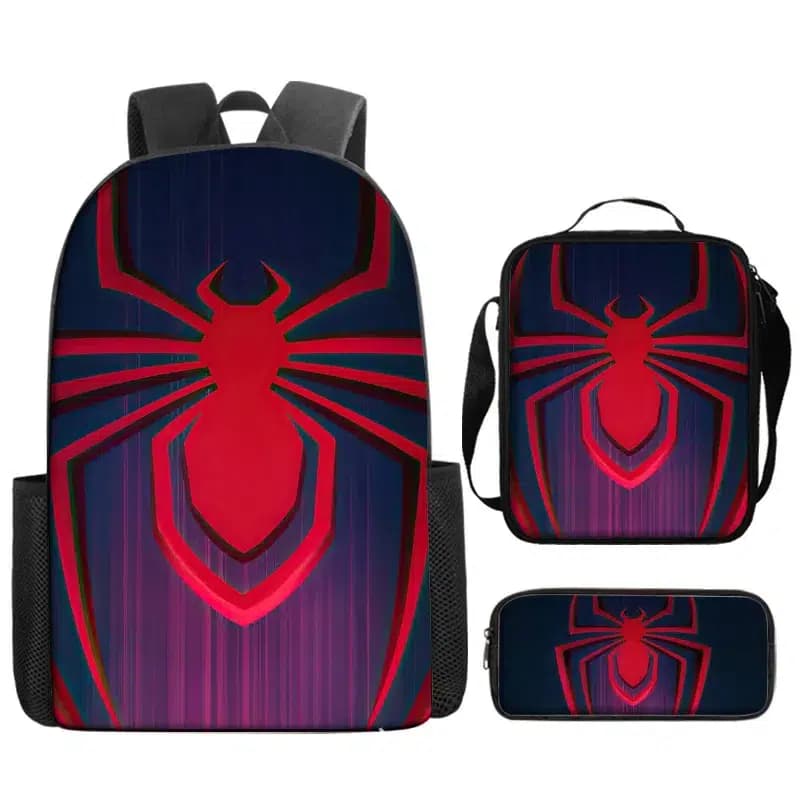 Spiderman Rugzak Set met Lunchbox (Model: 4)