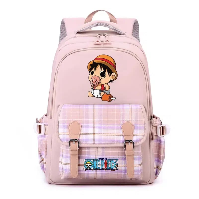 Roze One Piece Rugzak met Luffy Design