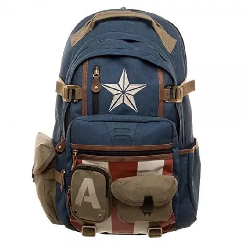 Captain America Rugzak Blauw met Ster
