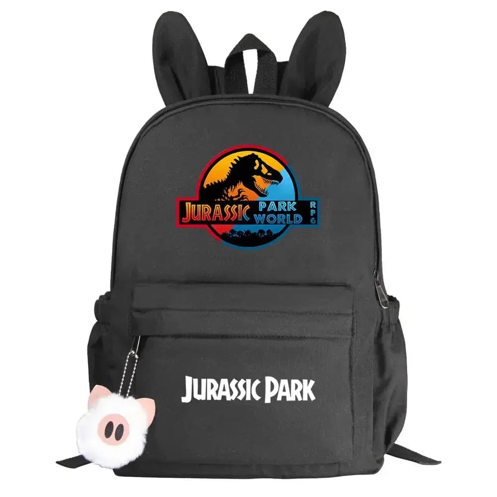Jurassic Park Rugzak Zwart Met Oren
