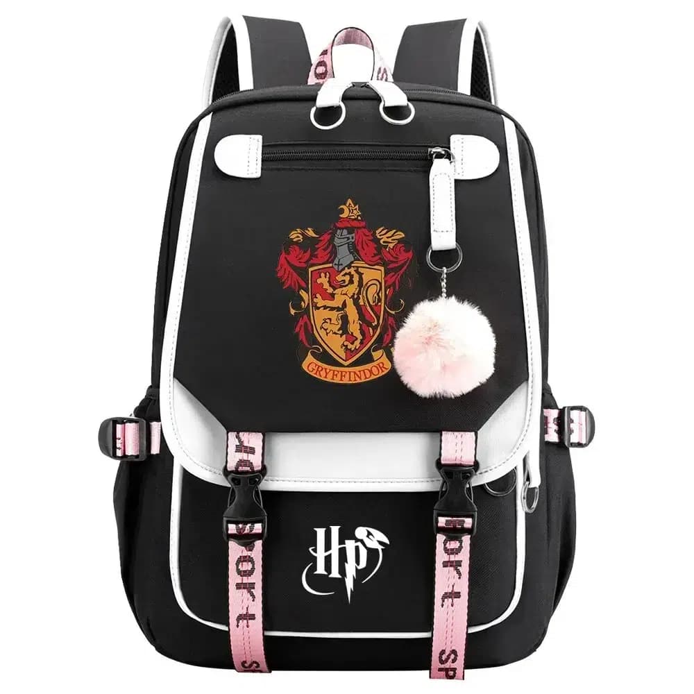 Harry Potter Rugzak Gryffindor Zwart Roze