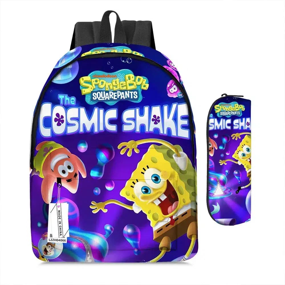 SpongeBob SquarePants Rugzak en Etui Set (Model: Paars)