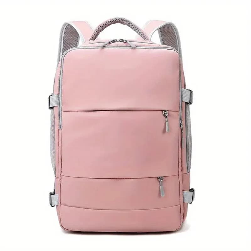 Functionele rugzak met moderne uitstraling (Kleur: Roze)