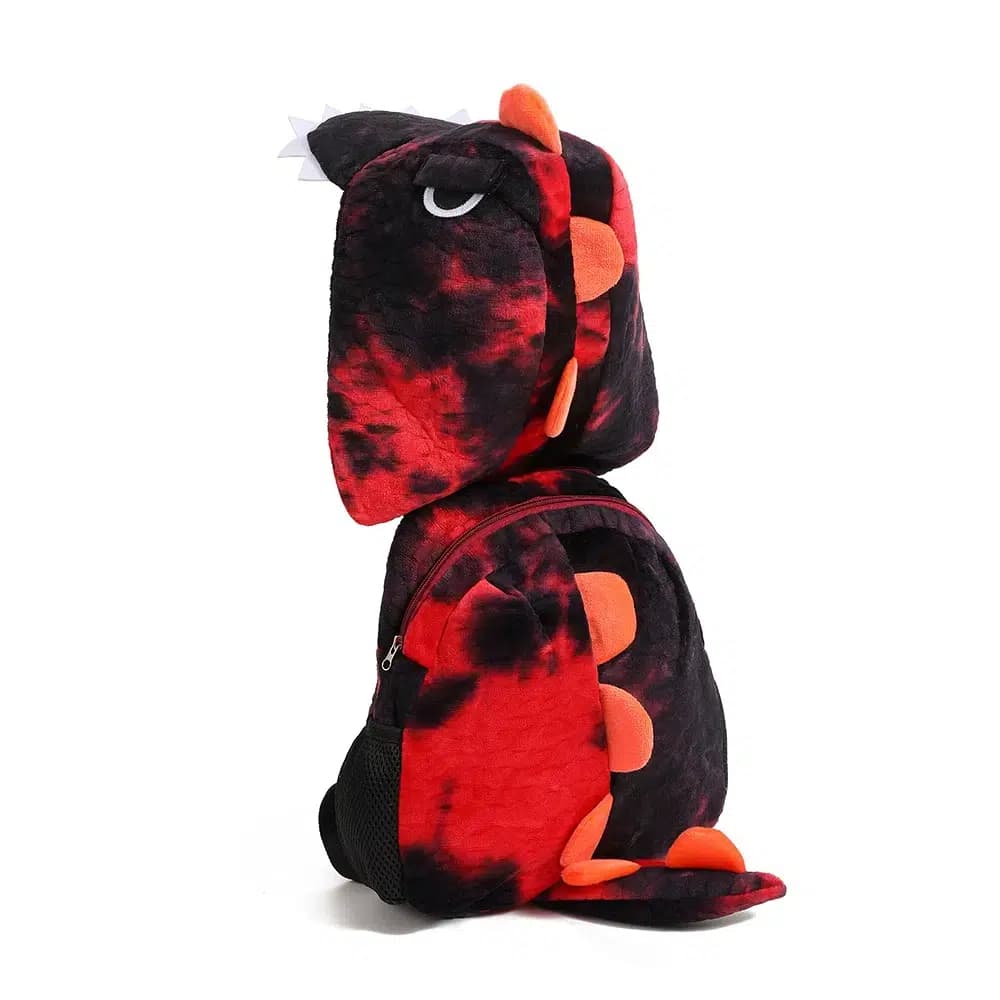 Kinder Rugzak Dinosaurus Design Met Staart (Model: Rood)