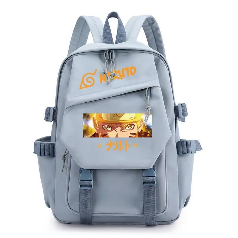 Naruto Rugzak Blauw Met Japanse Tekens