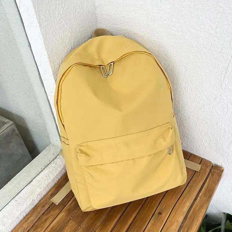 Minimalistische Rugzak met Praktische Indeling (Model: Geel)