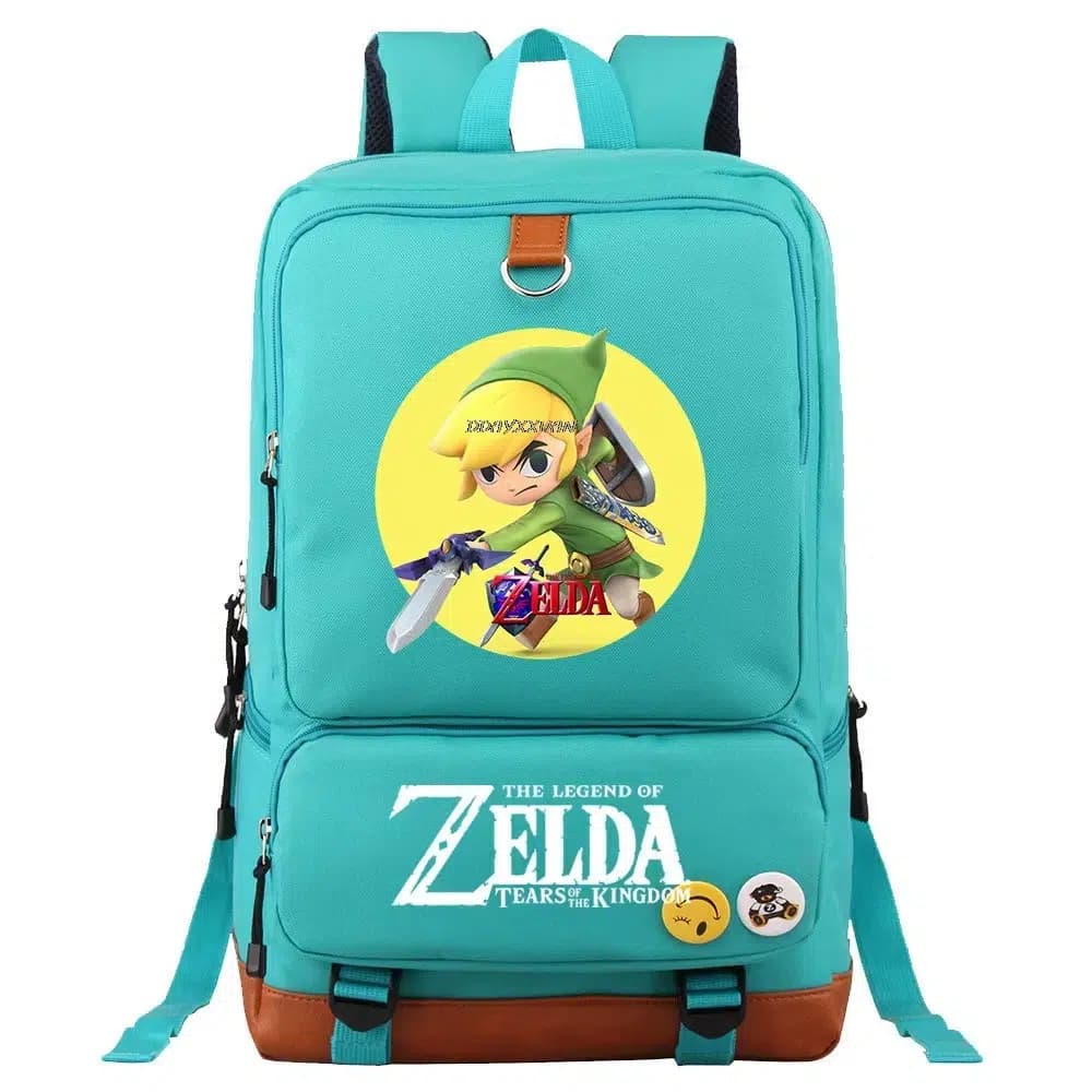Zelda Rugzak Turquoise Bruin Kinderen