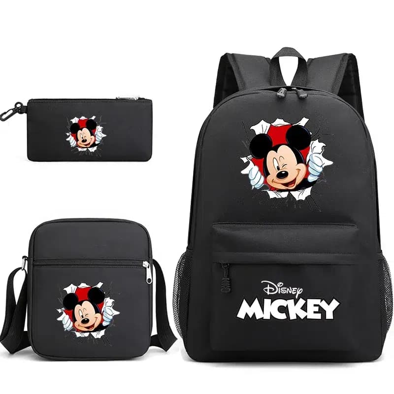 Mickey Mouse Rugzak Set Zwart Kinderen
