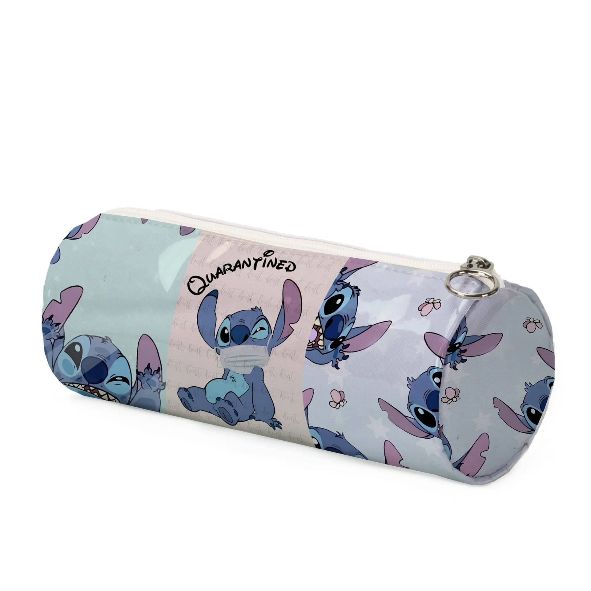 Stitch Etui Pastel Kleuren Cylindrisch