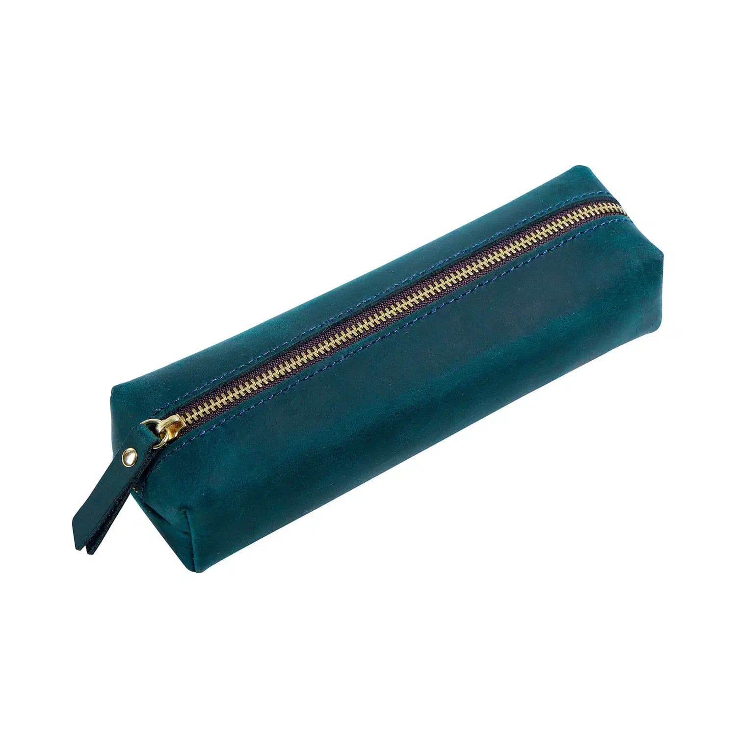 Leren Etui met Gouden Rits