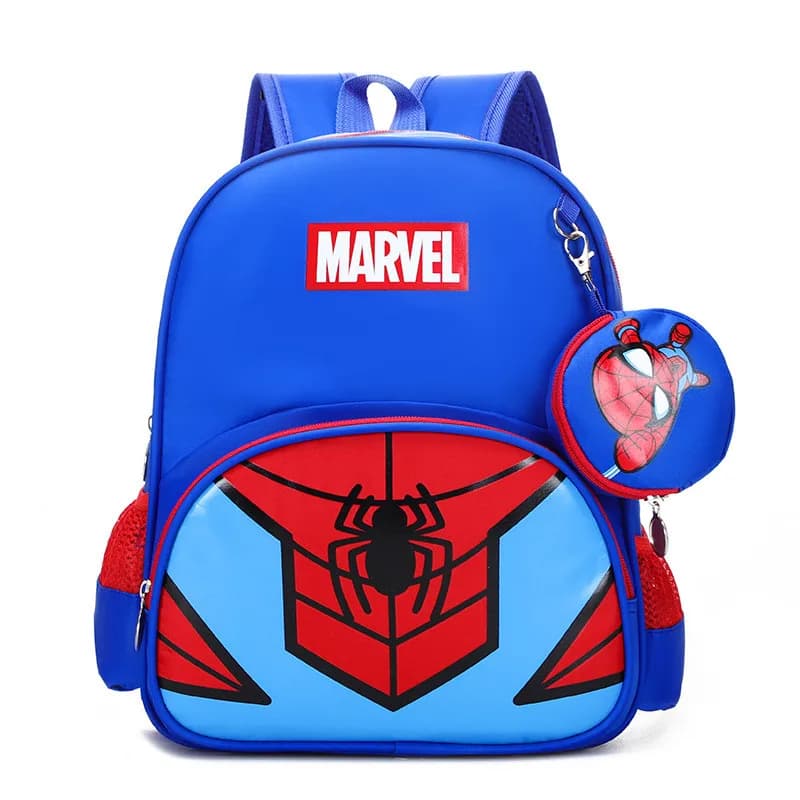 Spiderman Rugzak Blauw met Portemonnee