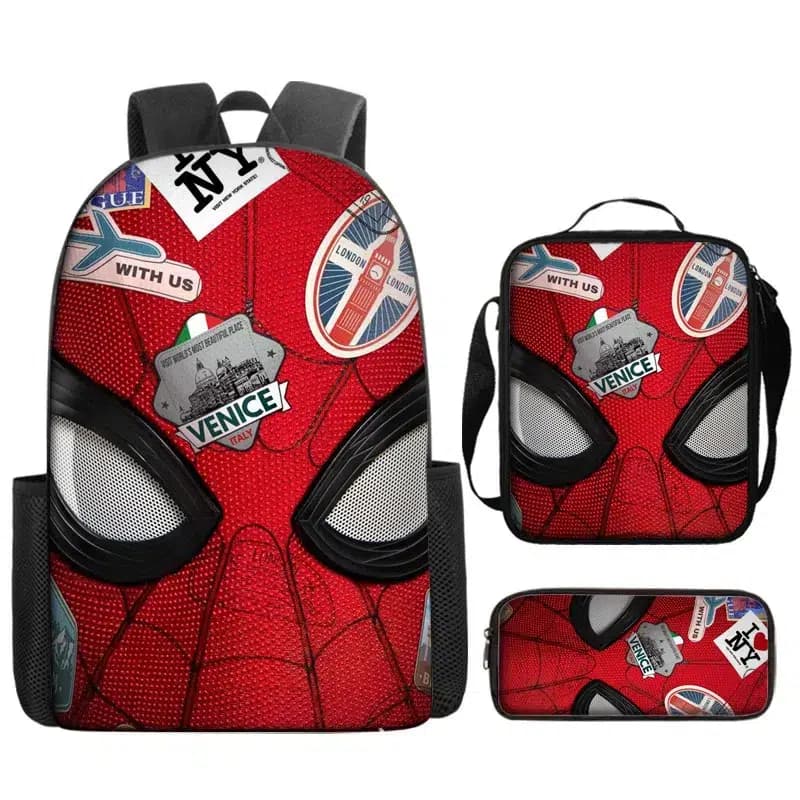 Spiderman Rugzak Set met Lunchbox (Model: 1)